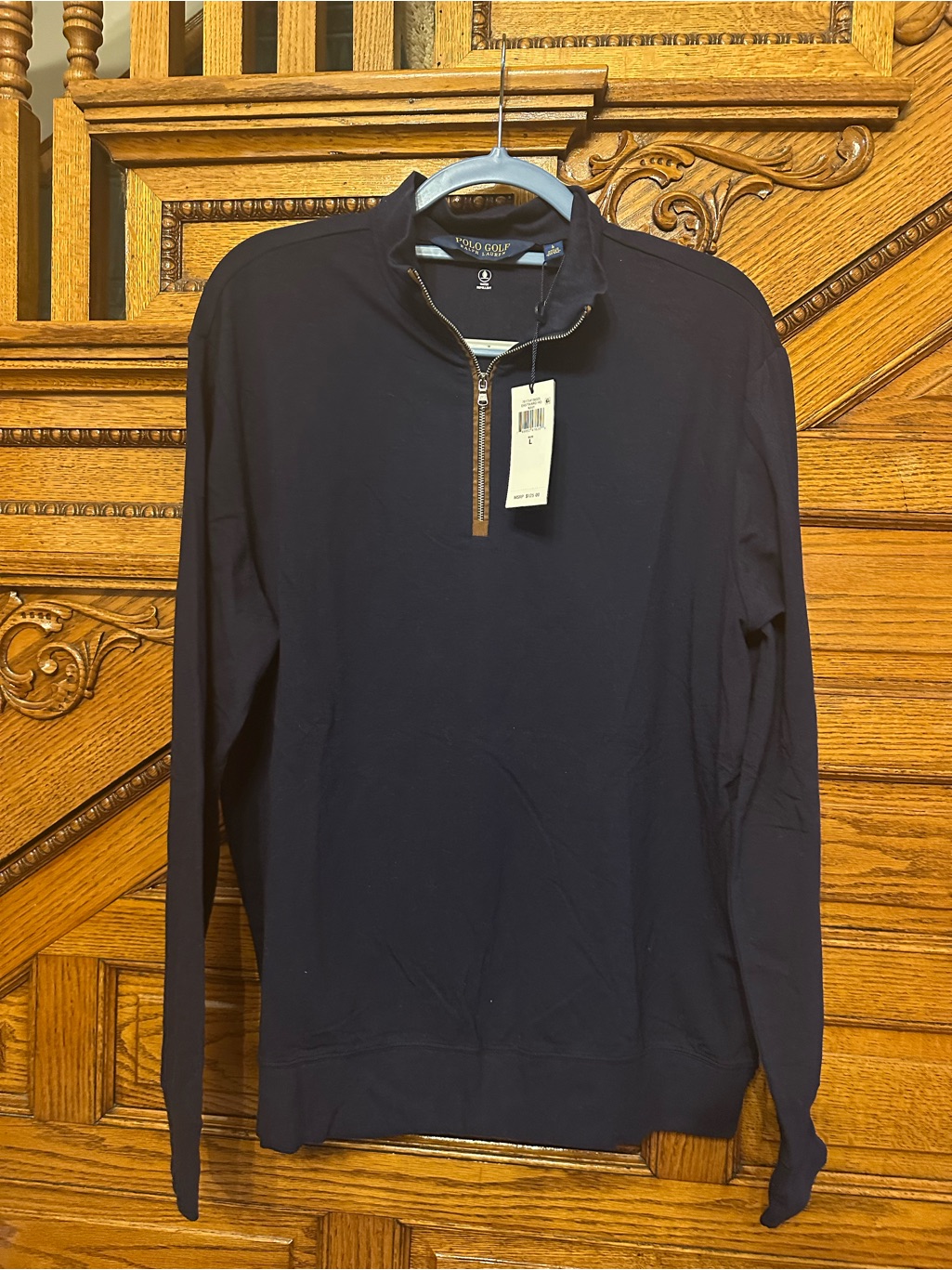 Polo By Ralph Lauren Navy Polo Golf QuarterZip Pullover